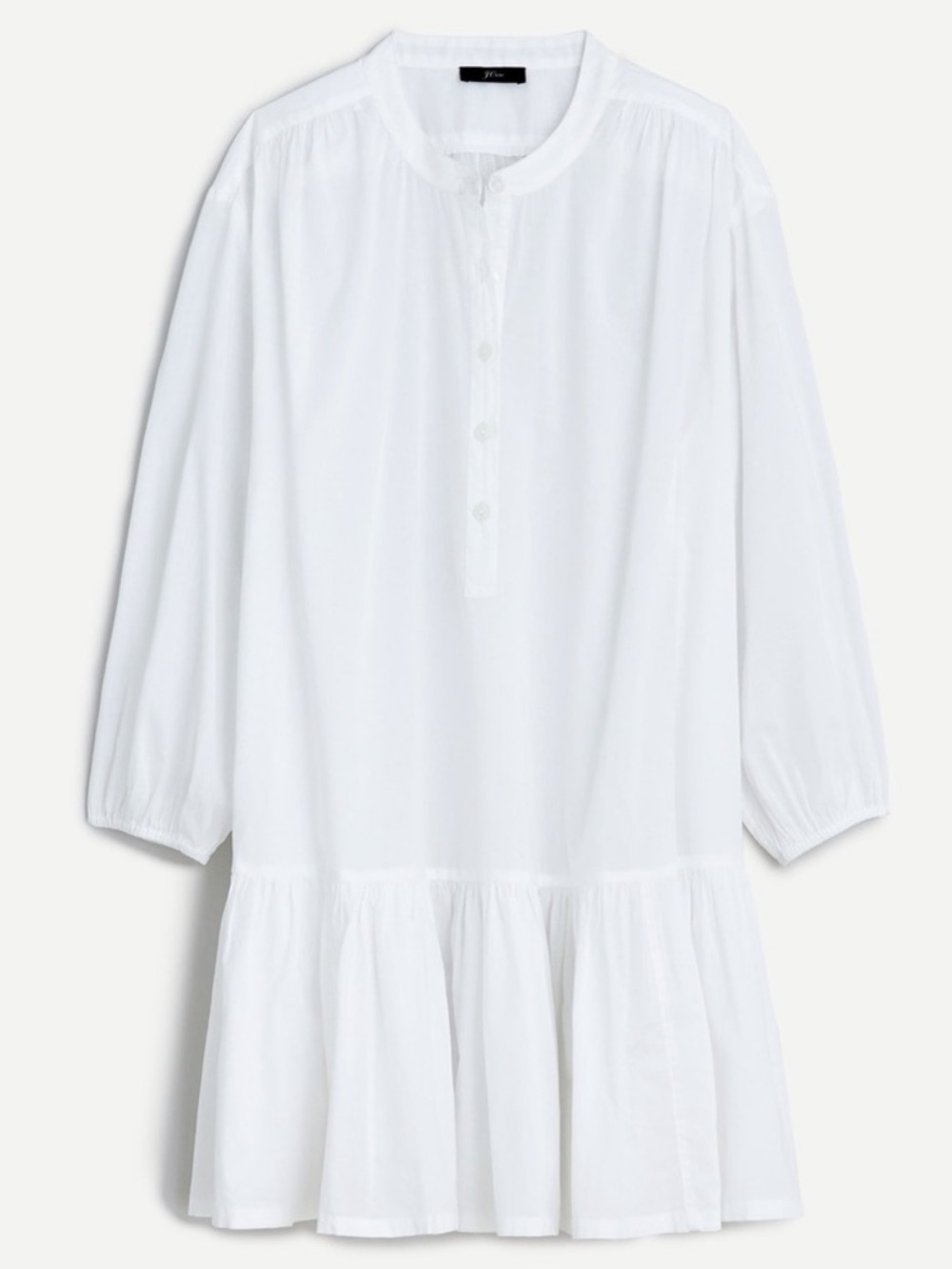 NWT J. Crew Swingy Swim Cover Up Dress, Semi Sheer White – Size Medium
